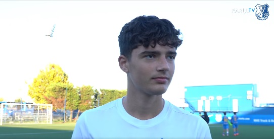 Matteo Migit. Sursa foto: captură Facebook (Farul Constanța)