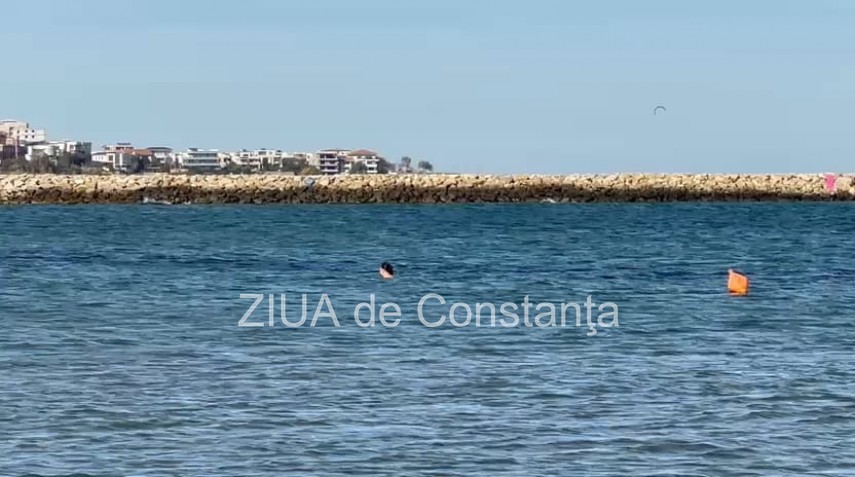 foto video final de octombrie cu baie in mare la constanta cativa curajosi s au aventurat in apa rece foto video final de octombrie cu baie in mare la constanta cativa curajosi s au aventurat in apa rece