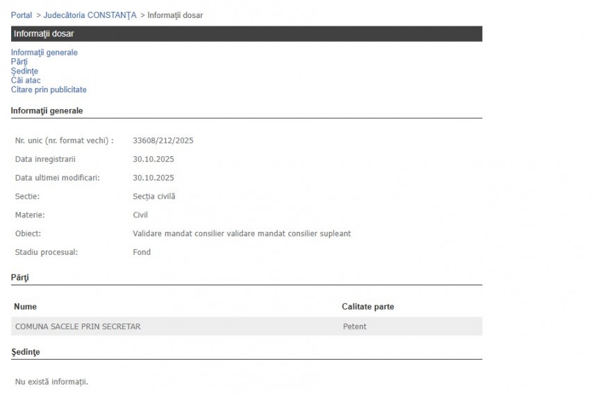 Portalul Instanțelor de Judecată