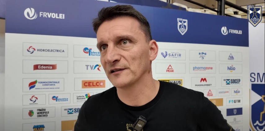 Florin Voinea. Sursa foto: captură Facebook (CSM Constanța)