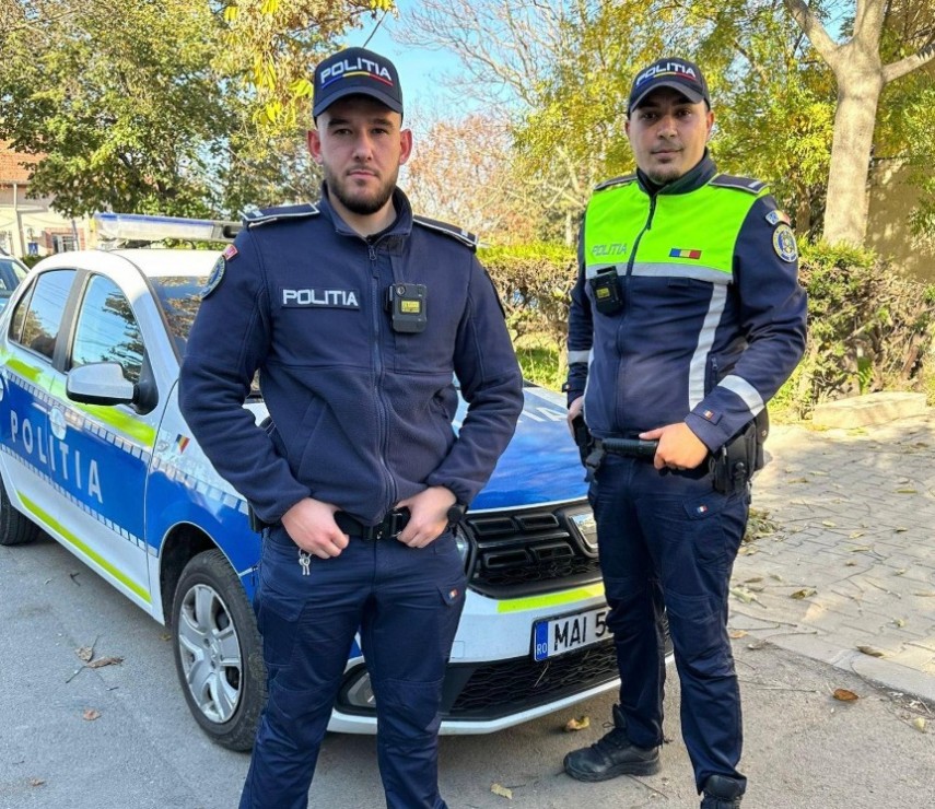 Ionuț și Marian , Sursa foto: Facebook/Inspectoratul de Poliție Județean Constanța