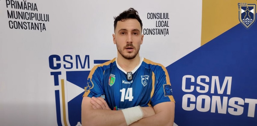 Călin Căbuț. Sursa foto: captură Facebook (CSM Constanța)