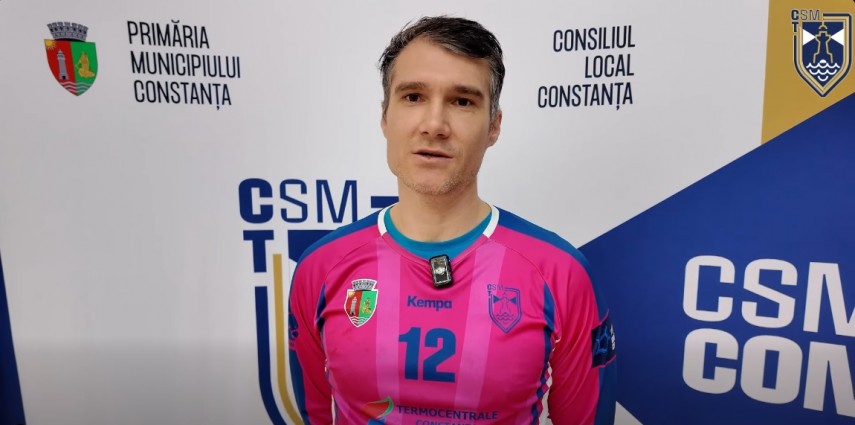Marius Cloșcă. Sursa foto: captură Facebook (CSM Constanța)