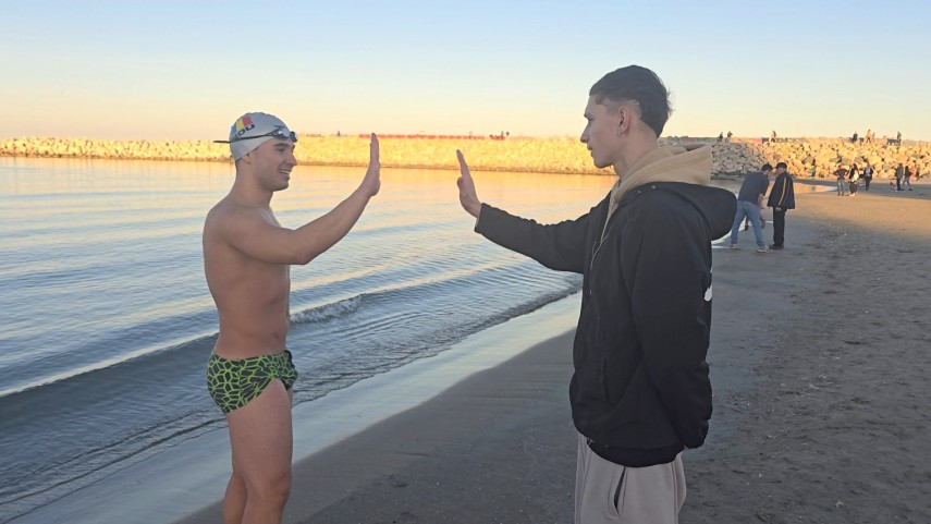 Cristian Tranulea și Matei Silivestru. Sursa foto: Facebook (Octavian Tileagă)