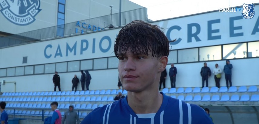 Andrei Filea. Sursa foto: captură Facebook (Farul Constanța)