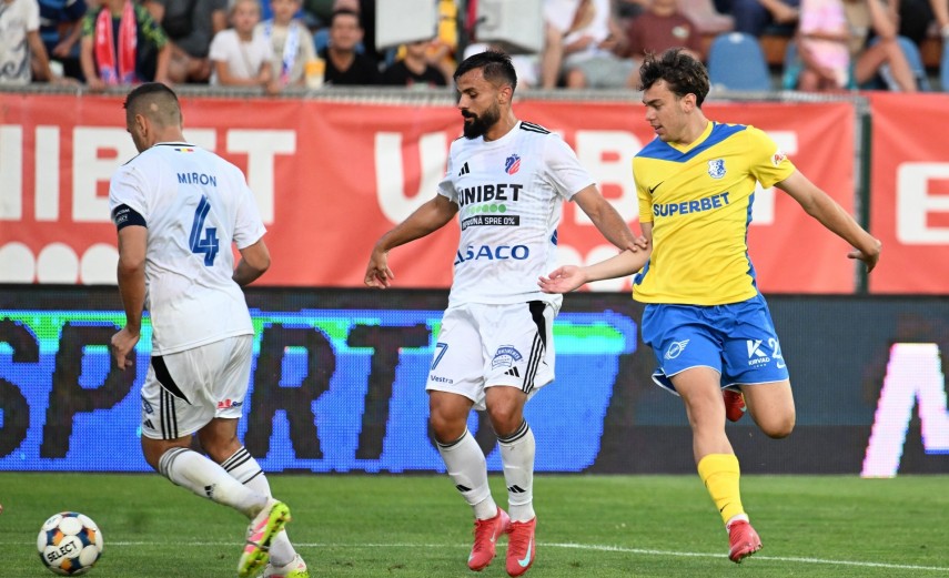 În tur, meciul de la Botoșani s-a încheiat la egalitate, 1-1. Sursa foto: Farul Constanța