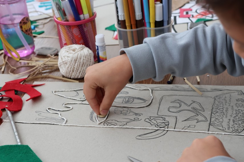 foto aleriere creative la muzeul de arta constanta copiii au realizat masti inspirate din arta africana foto aleriere creative la muzeul de arta constanta copiii au realizat masti inspirate din arta africana