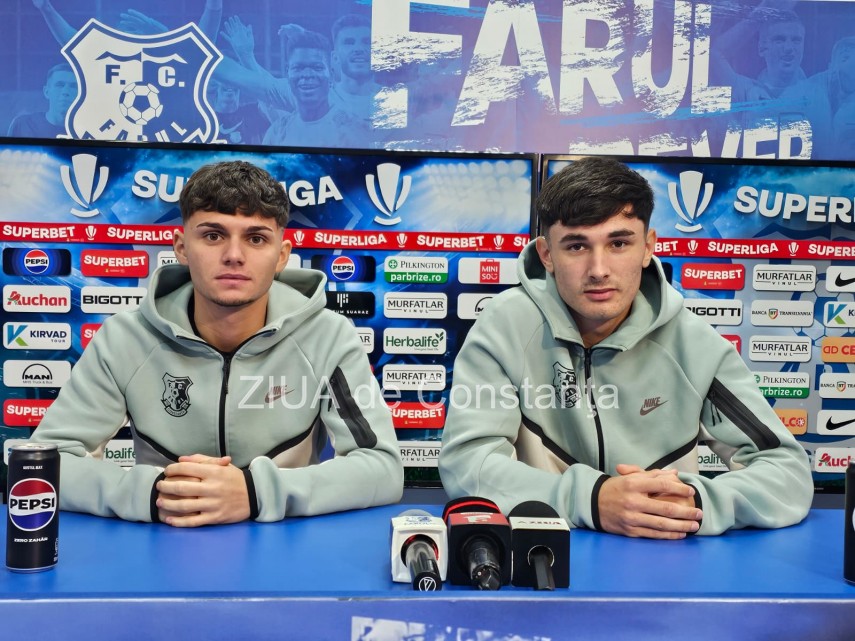 David Maftei și Cristian Sima. Sursa foto: ZIUA de Constanța 