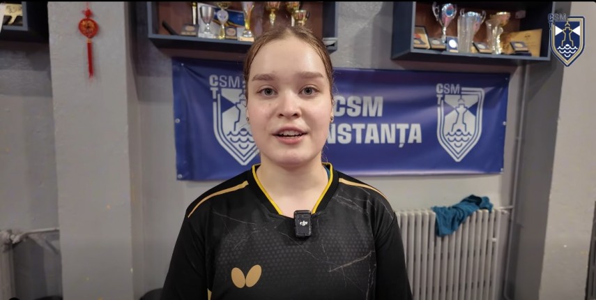 Elena Zaharia. Sursa foto: captură Facebook (CSM Constanța)