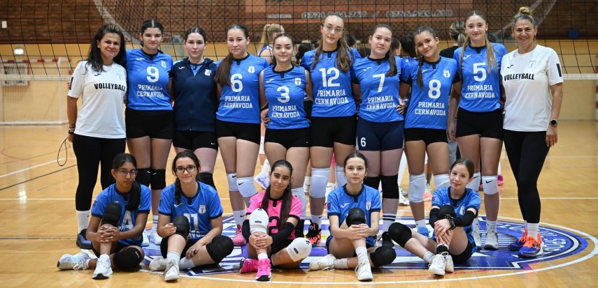 Axiopolis Cernavodă. Sursa foto: Facebook (Cernavodă Volei) 