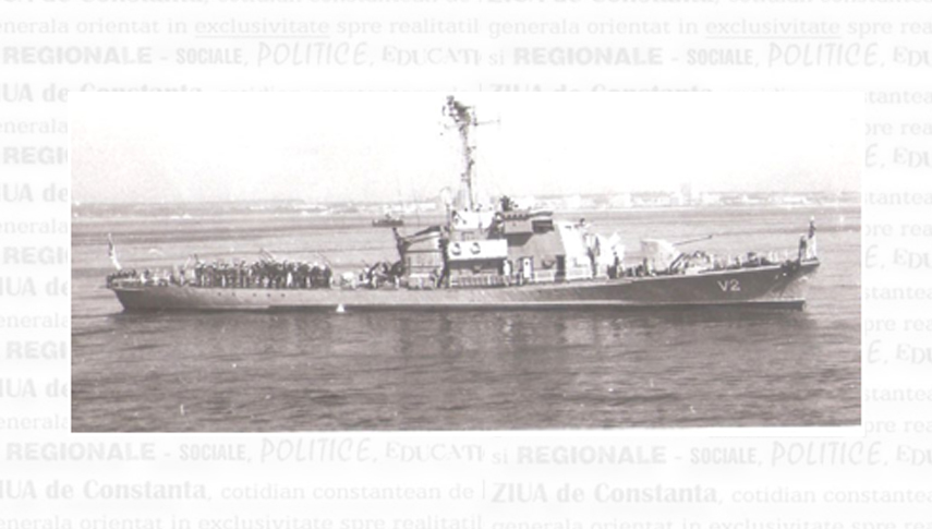 16 aprilie 1970. Vânătorul de submarine 2 pe mare