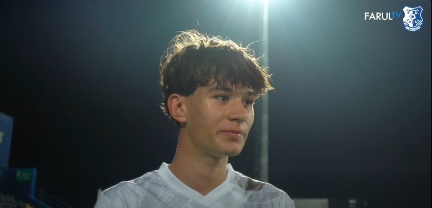 Răzvan Marincean. Sursa foto: captură Facebook (Farul Constanța)