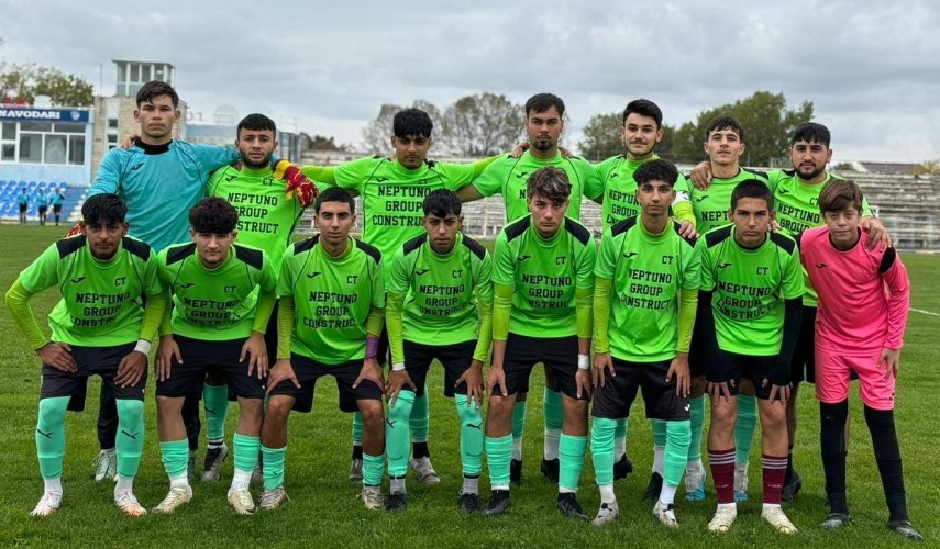 Echipa de juniori a Constructorului Topraisar. Sursa foto: Facebook (Toader Cristian Costea)