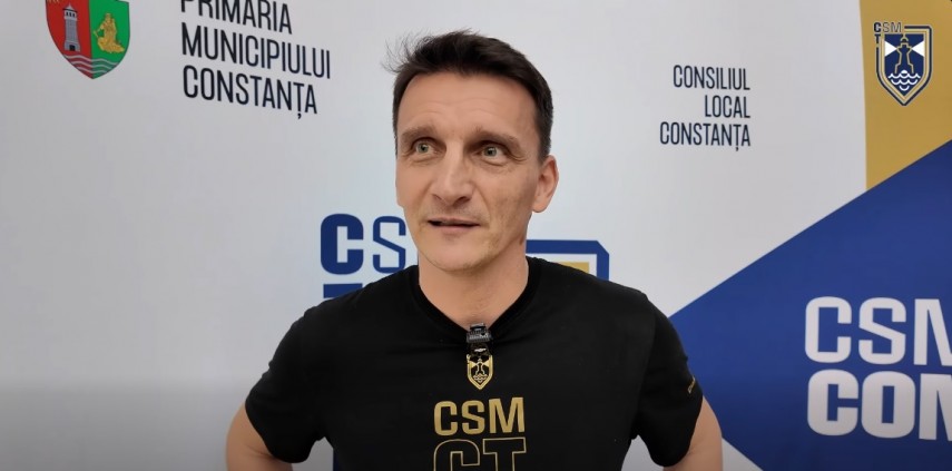 Florin Voinea. Sursa foto: captură Facebook (CSM Constanța)