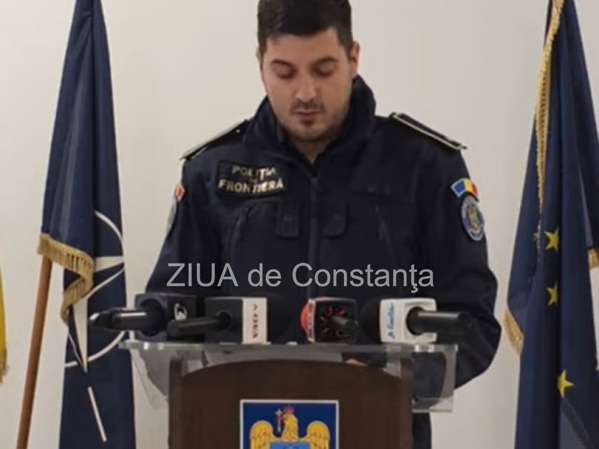 Andrei Ene, purtătorul de cuvânt al Gărzii de Coastă.