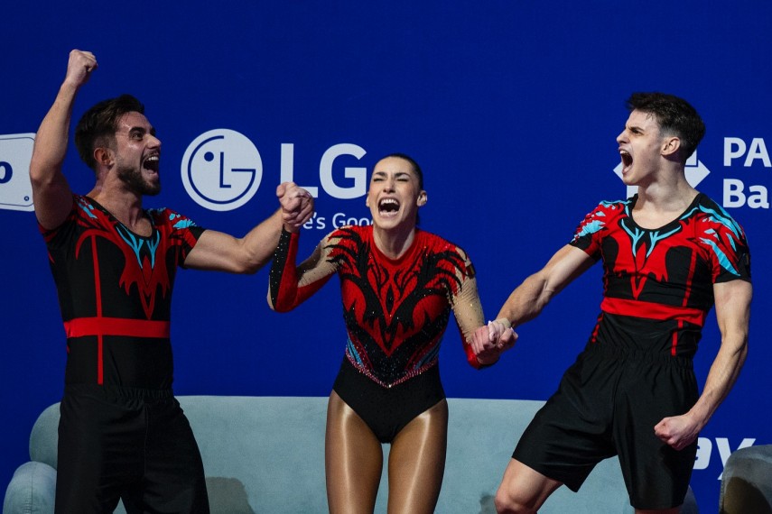 leonard manta de la cs farul constanta campion european la gimnastica aerobica romania argint la echipe leonard manta de la cs farul constanta campion european la gimnastica aerobica romania argint la echipe