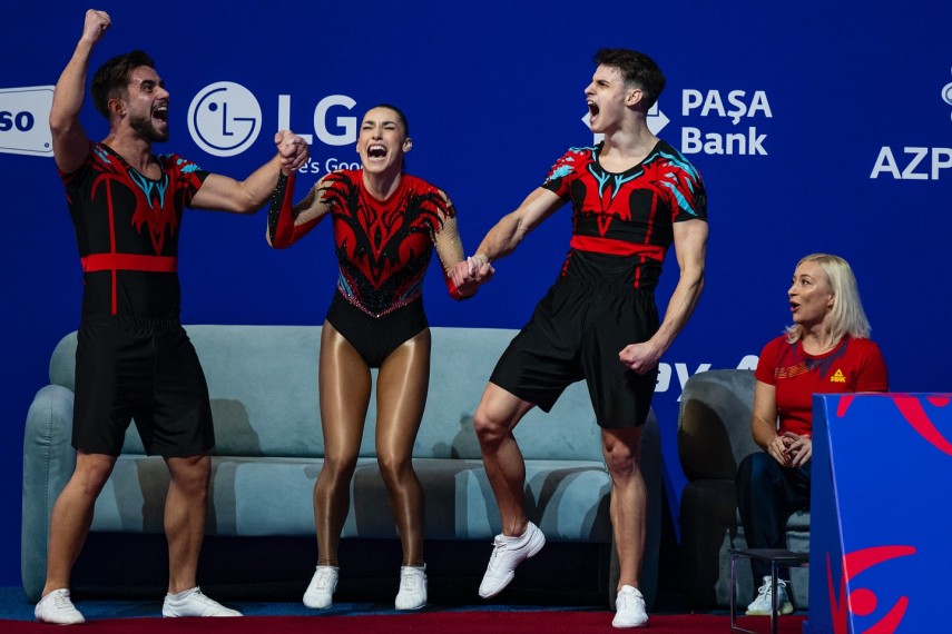 leonard manta de la cs farul constanta campion european la gimnastica aerobica romania argint la echipe leonard manta de la cs farul constanta campion european la gimnastica aerobica romania argint la echipe