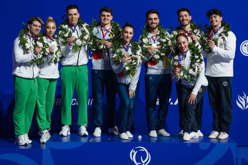 leonard manta de la cs farul constanta campion european la gimnastica aerobica romania argint la echipe leonard manta de la cs farul constanta campion european la gimnastica aerobica romania argint la echipe