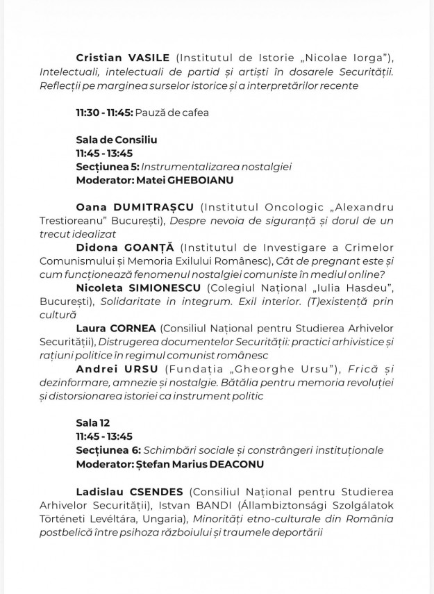 cnsas conferinta nationala comunismul romanesc editia a 14 a are loc pe 20 21 noiembrie 2025 cum arata cnsas conferinta nationala comunismul romanesc editia a 14 a are loc pe 20 21 noiembrie 2025 cum arata