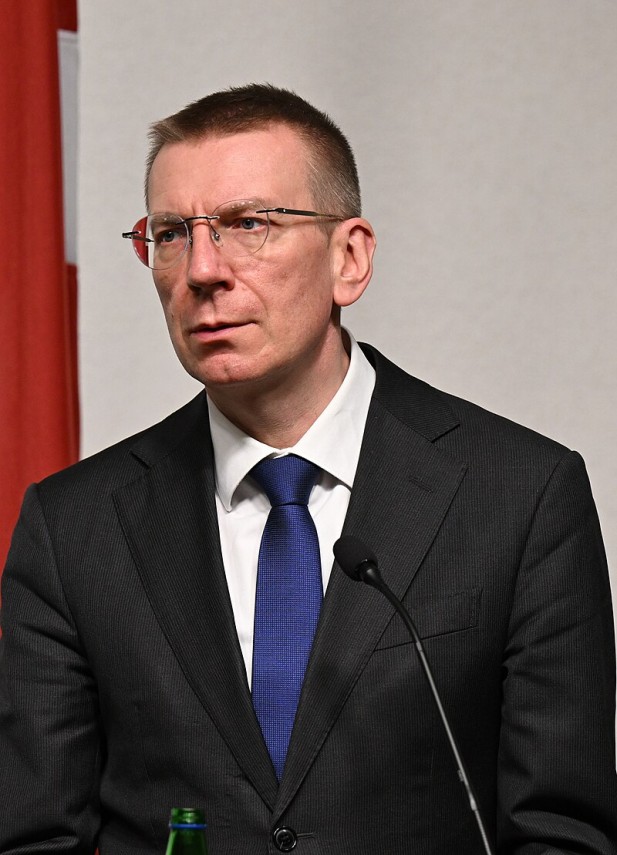 Președintele Letoniei, Edgars Rinkēvičs; sursa foto: Wikipedia