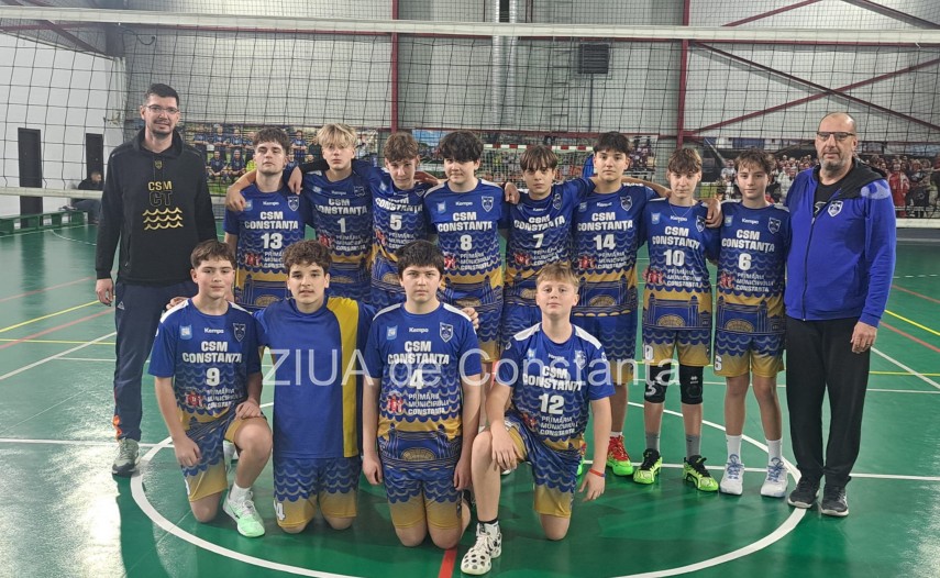 Echipa de speranțe a CSM Constanța. Sursa foto: ZIUA de Constanța