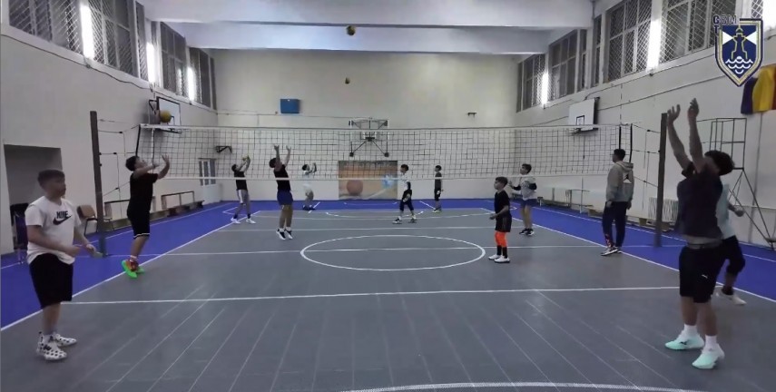 Antrenament al grupei de speranțe. Sursa foto: captură Facebook (CSM Constanța)