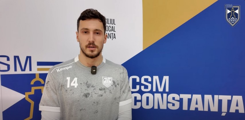 Călin Căbuț. Sursa foto: captură Facebook (CSM Constanța)
