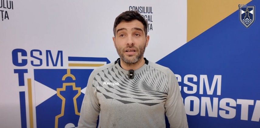 Mihai Bujor. Sursa foto: captură Facebook (CSM Constanța)