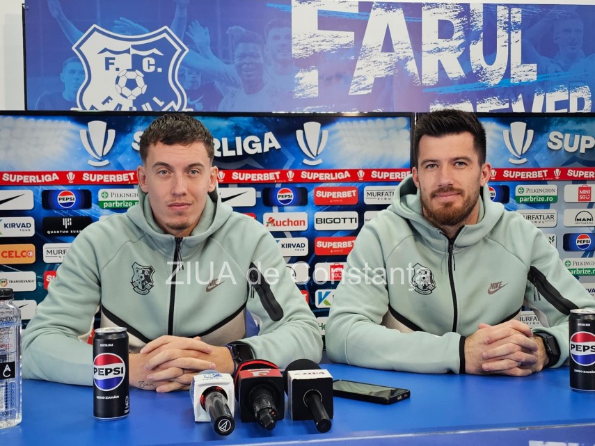 Alexandru Ișfan și Alexandru Buzbuchi. Sursa foto: ZIUA de Constanța