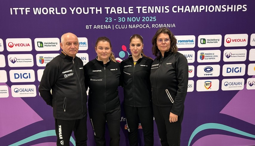 Viorel Filimon, Anamaria Sebe, Bianca Mei-Roșu și Mioara Șincan. Sursa foto: Facebook (CSM Constanța)