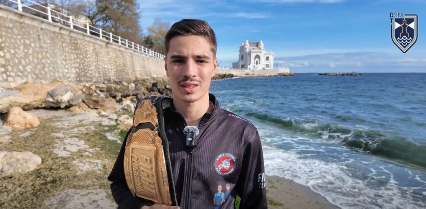 Cosmin Brumă. Sursa foto: captură Facebook (CSM Constanța)