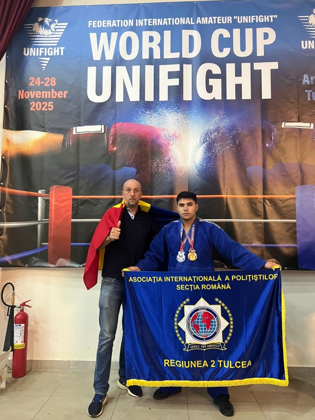 foto un jandarm din tulcea a urcat pe cea mai inalta treapta a podiumului la campionatul mondial world foto un jandarm din tulcea a urcat pe cea mai inalta treapta a podiumului la campionatul mondial world