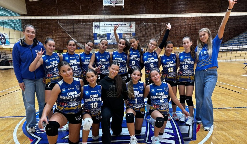 CSM Constanța (antrenoare, Bianca Cojocaru și Doina Cojocaru). Sursa foto: Facebook (CSM Constanța) 