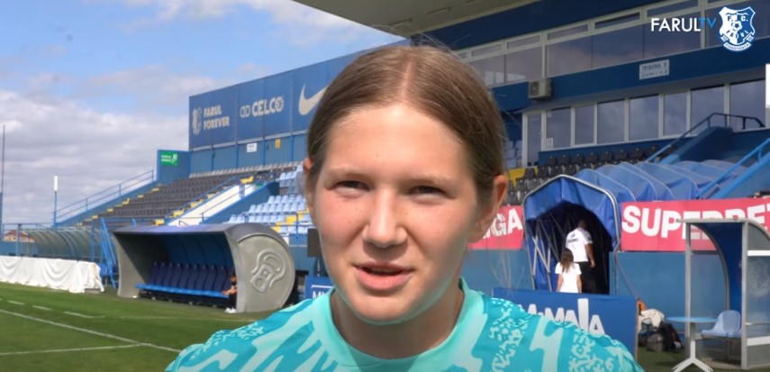 Rebeca Achiței. Sursa foto: captură Facebook (Farul Constanța)