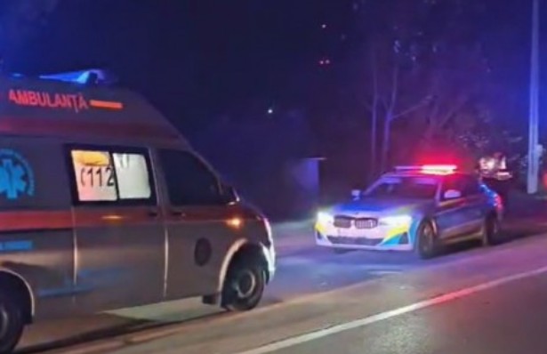 Masina rasturnata pe strada Termele Romane din Constanta. Doua victime, implicate