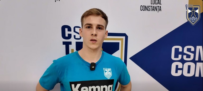 Teodor Ștefan. Sursa foto: captură Facebook (CSM Constanța)