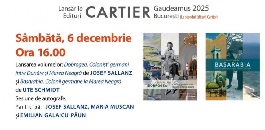lansare de carte la constanta dobrogea colonistii germani intre dunare si marea neagra de joseph sallanz lansare de carte la constanta dobrogea colonistii germani intre dunare si marea neagra de joseph sallanz