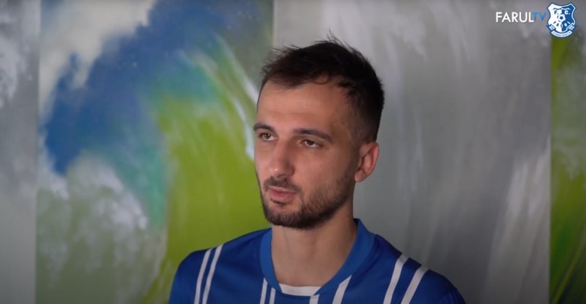 Boban Nikolov. Sursa foto: captură Youtube Farul Constanța