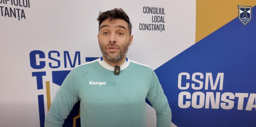 Gabriel Bujor. Sursa foto: captură Facebook (CSM Constanța)