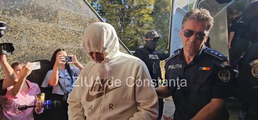 Inculpatul, la Palatul de Justiție - sursa foto: ZIUA de Constanța