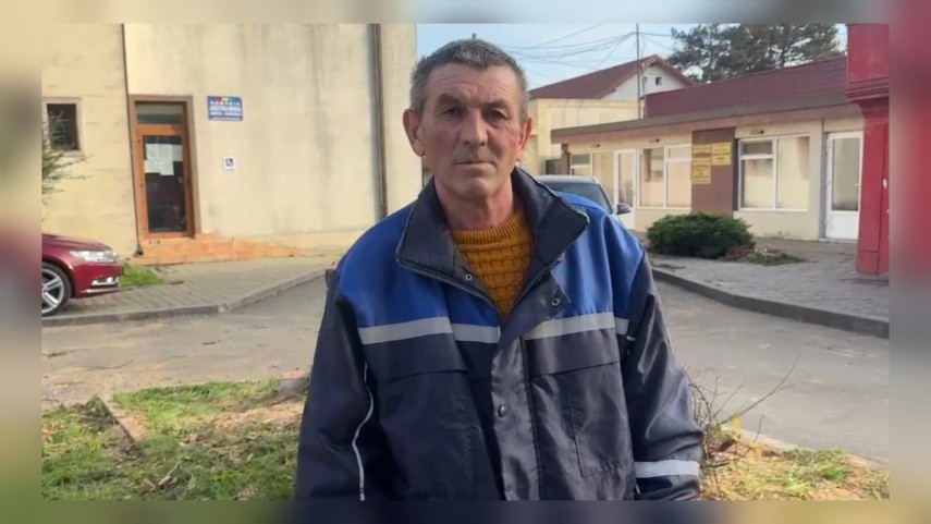 Foto: Bărbatul care susține că a fost victima agresiunilor de la secția de poliție din Cernavodă