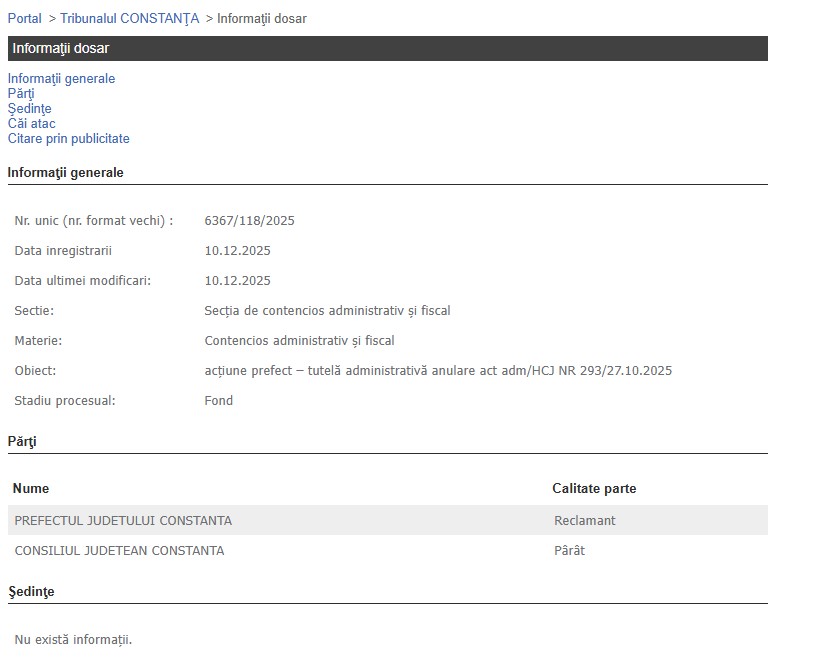 Portalul Instanțelor de Judecată