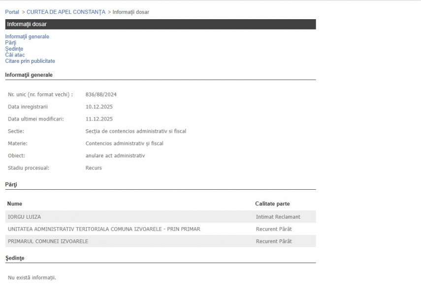 Portalul Instanțelor de Judecată