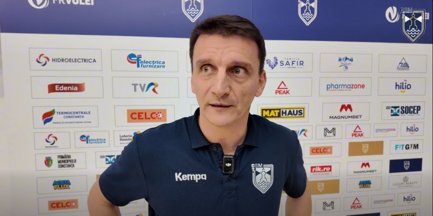 Florin Voinea. Sursa foto: captură Facebook (CSM Constanța)