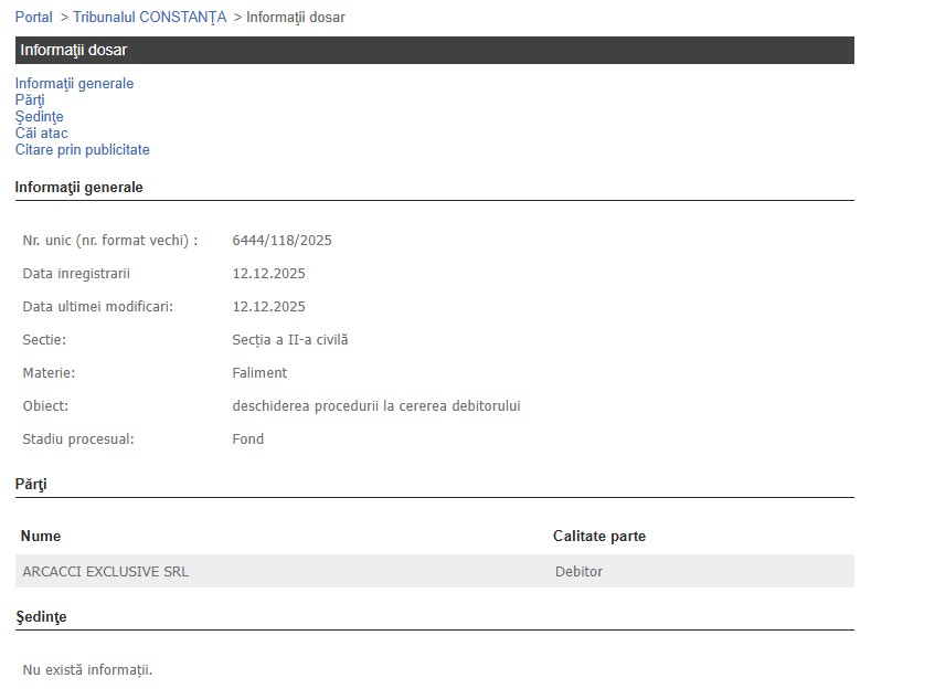 Portalul Instanțelor de Judecată