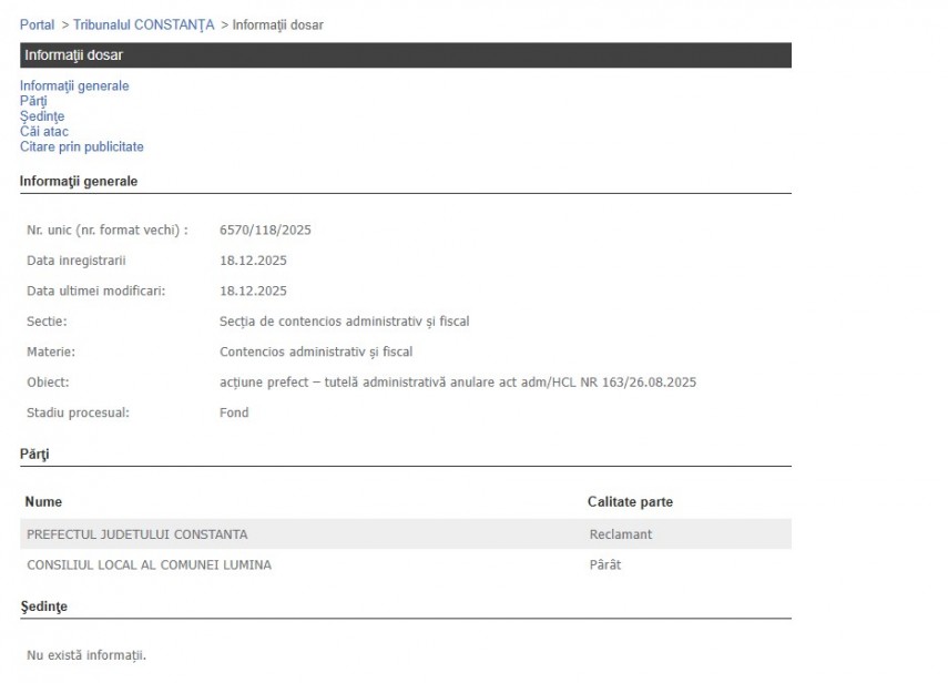 Portalul Instanțelor de Judecată