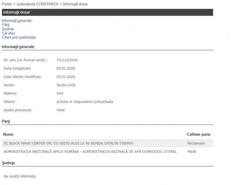 Portalul Instanțelor de Judecată