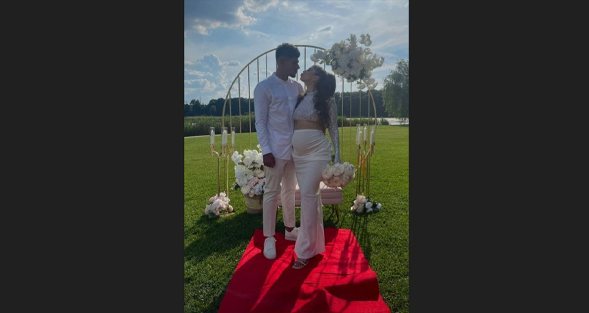 Florinel Coman și Ioana Coman la cununia civilă. Foto: Facebook Florinel Coman