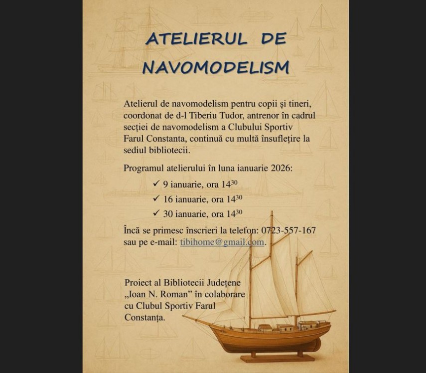 Sursa foto: Facebook Biblioteca Județeană Constanța