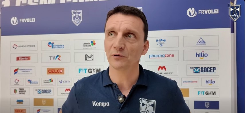 Florin Voinea. Sursa foto: captură Facebook (CSM Constanța) 